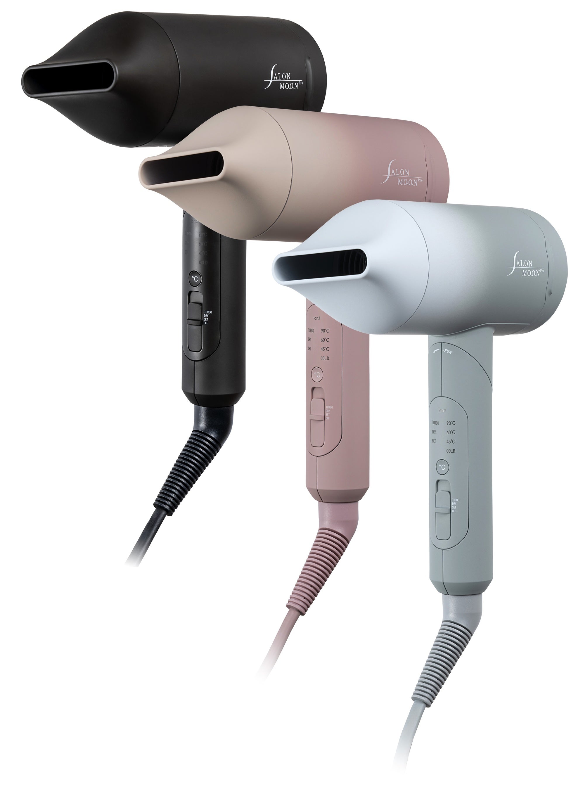 最大風量2.5㎥/分✕高濃度マイナスイオンの高機能ドライヤー