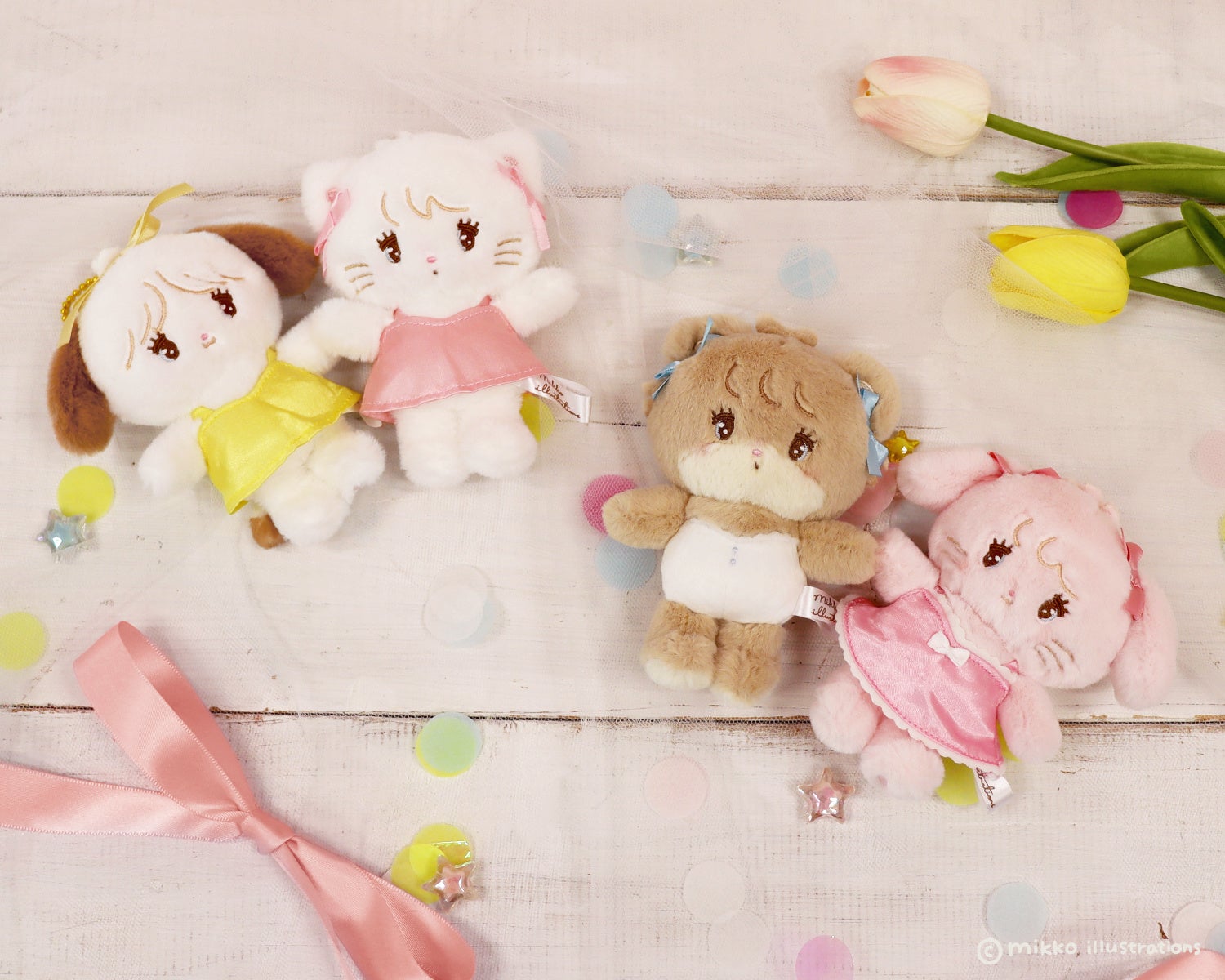 今話題の『mikko illustrations』ぬいぐるみ・マスコットキーホルダー