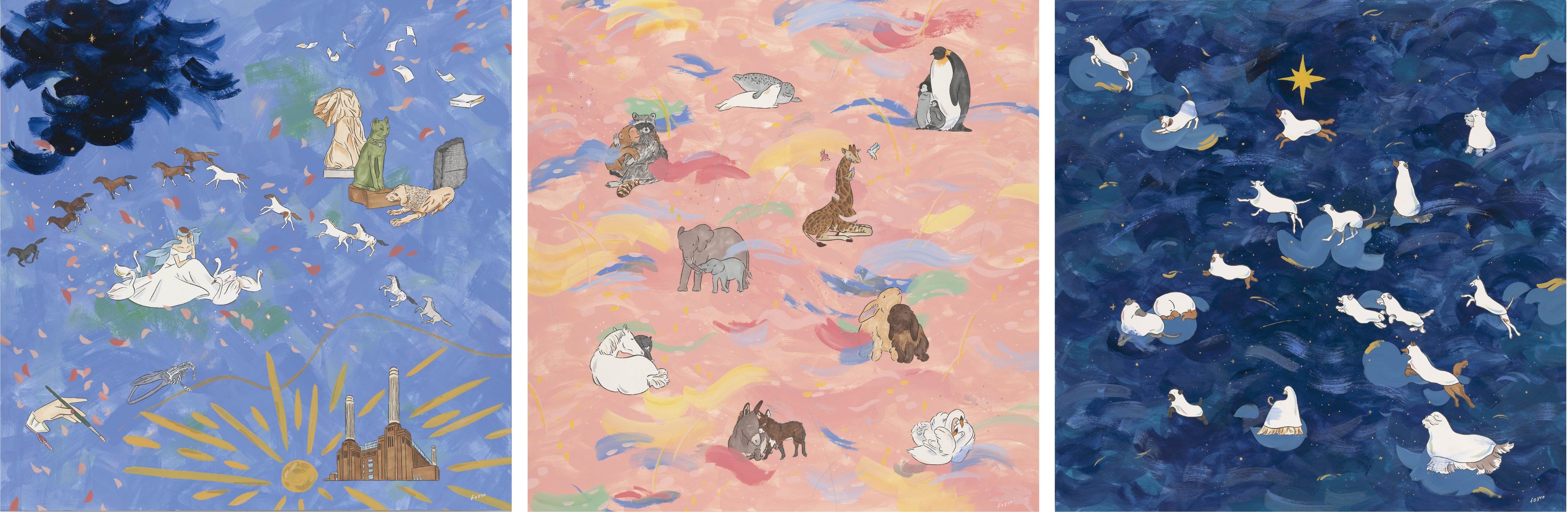 アーティストfoxco展覧会「The Longest Night」1/8より青山