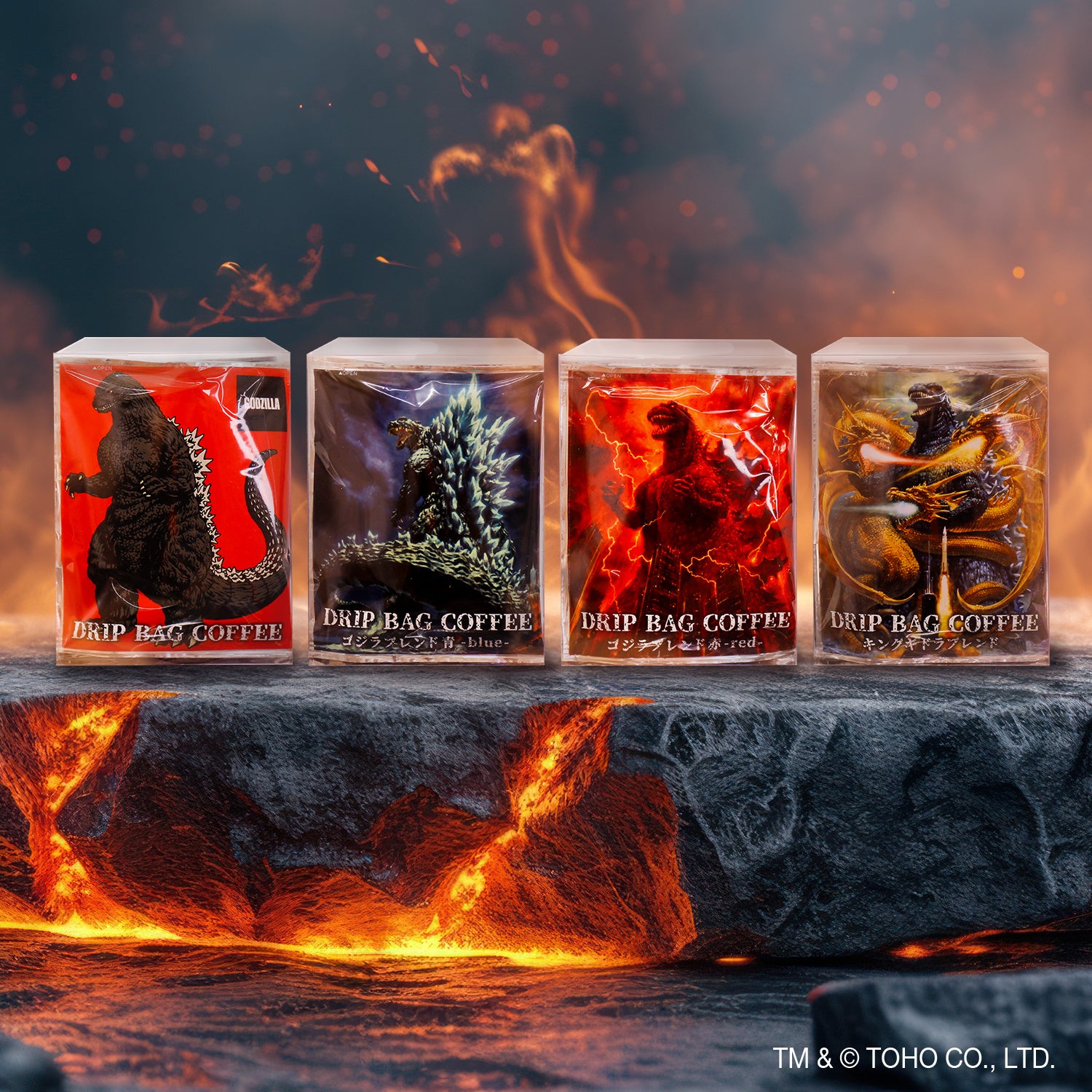 DRIP BAG COFFEE ゴジラブレンド・キングギドラブレンドを 新発売