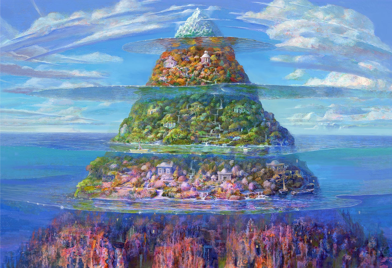 銀座三越】絵本「イバラードの旅」刊行から40年 ジブリ美術館の壁画