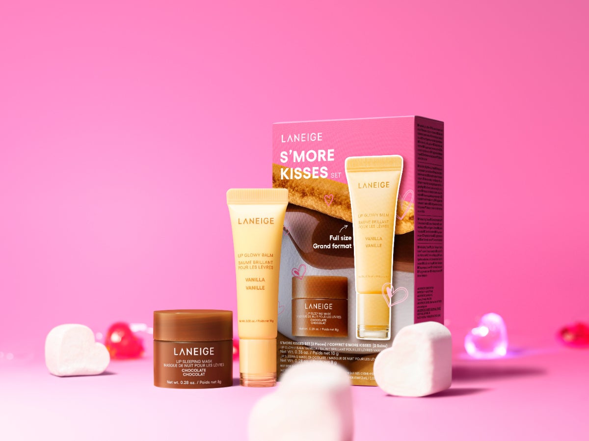 LANEIGE]一箱で二度甘い、バニラとチョコレートのフレーバーをセット