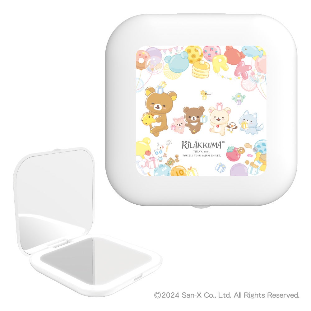 リラックマ コンパクトLEDミラー」多摩電子工業株式会社から、3月28日