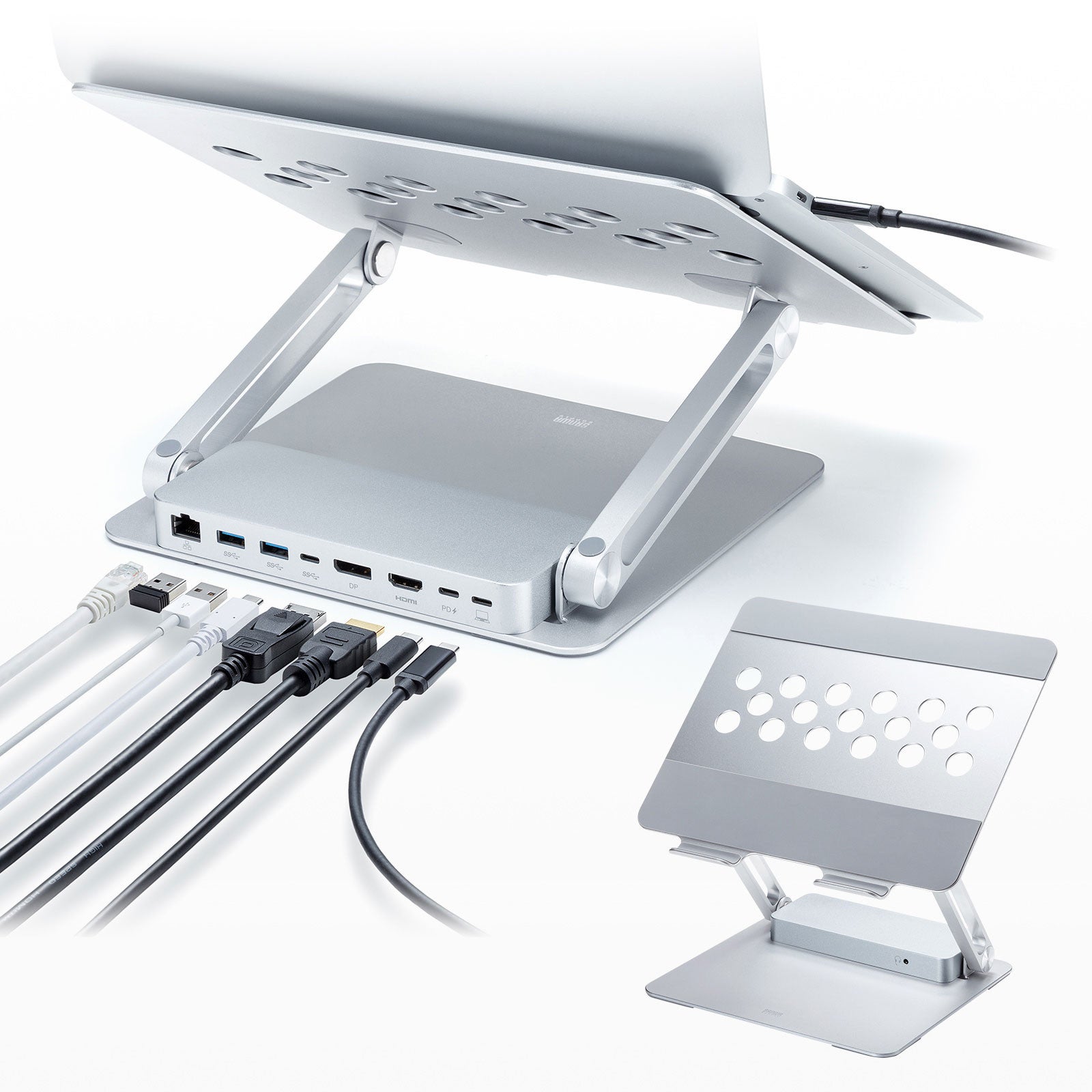 ノートパソコン作業が快適になる、スタンドが一体型になったマグネット