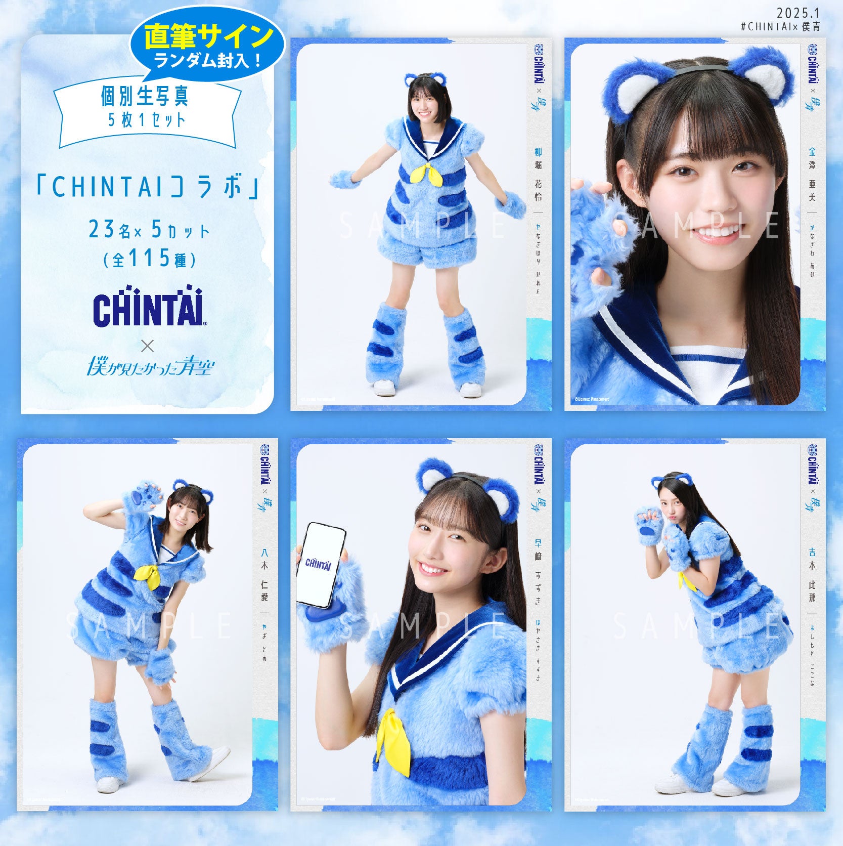 僕が見たかった青空」が株式会社CHINTAIとコラボレーションした生写真