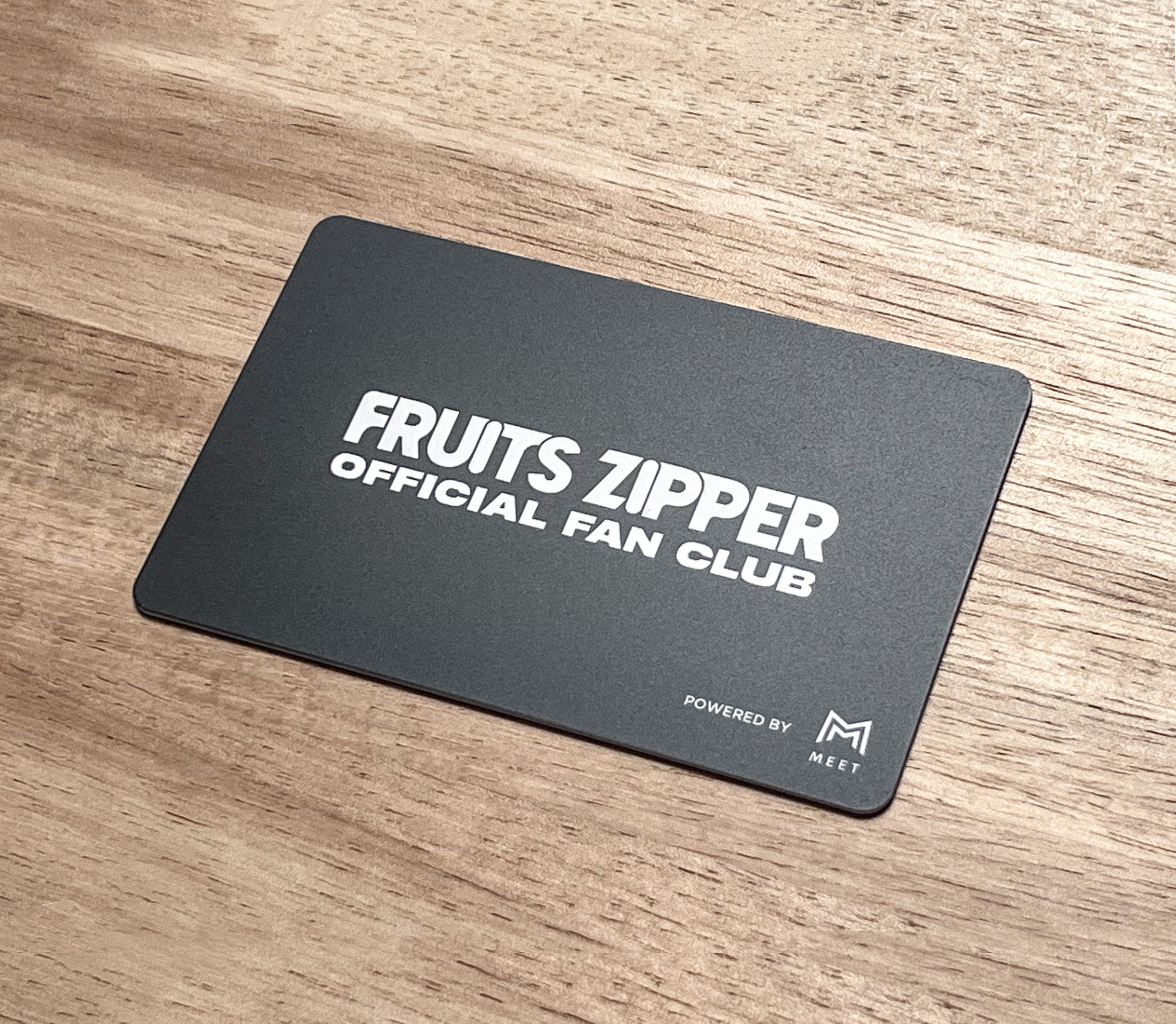 FRUITS ZIPPERの会員証 “Powered by MEET”がリリース！スマホタッチで