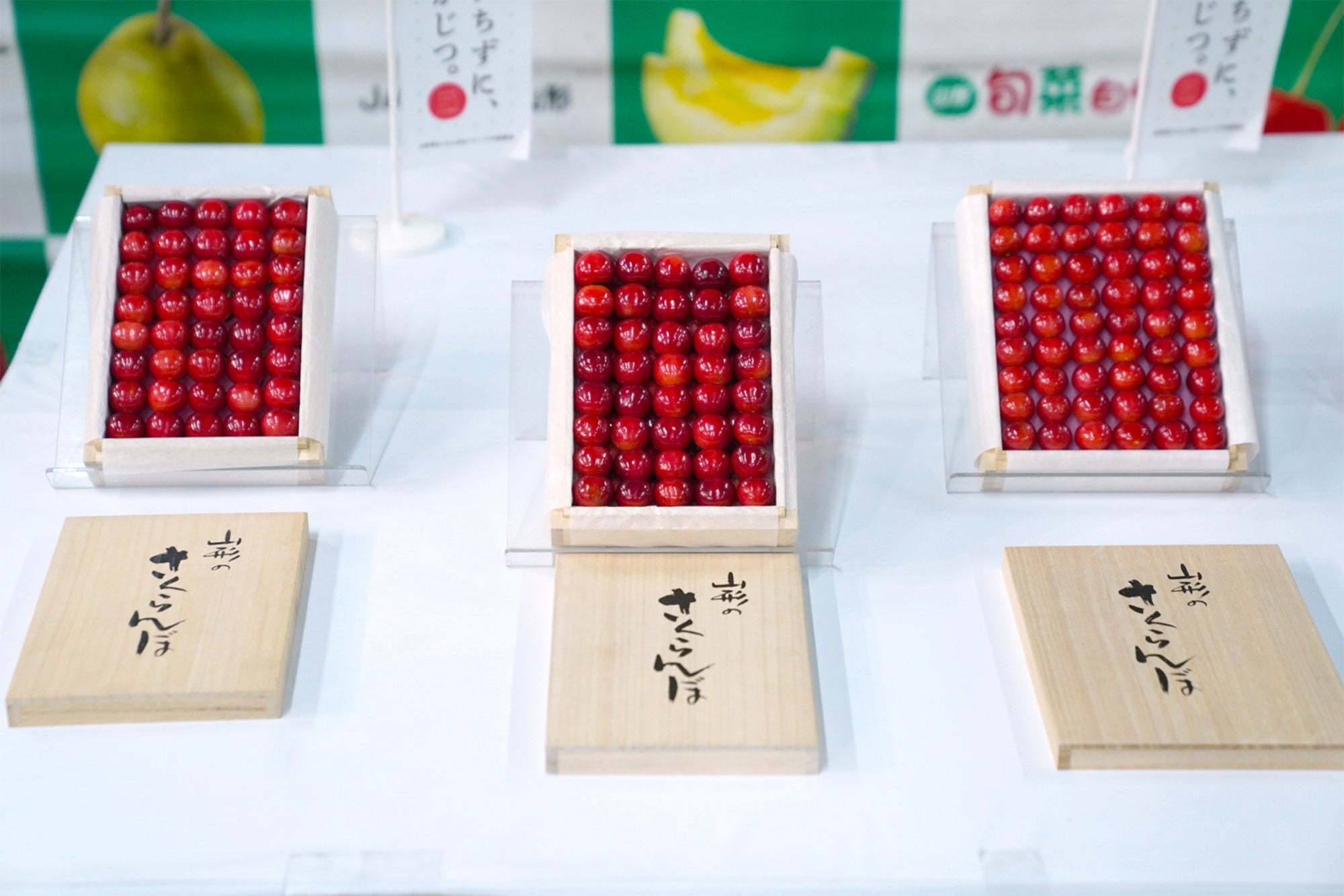 2025年大田市場の初競りにて、青果の老舗仲卸「船昌」が山形県産