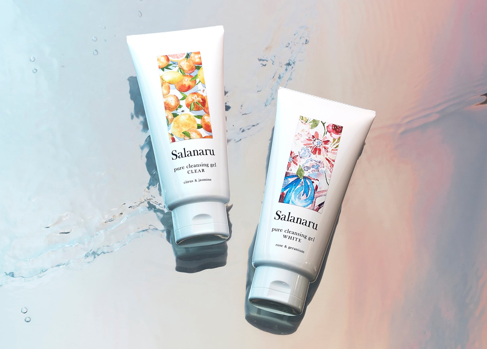 ジェル・オイル・ミルクの3段階に変化するクレンジングジェルでまっ