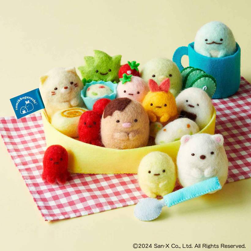 フェリシモ【手づくりキットのクチュリエ】から「すみっコぐらし」羊毛