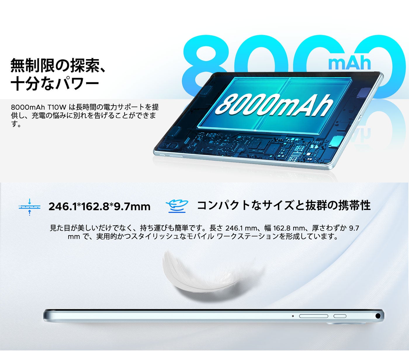 衝撃の新登場】DOOGEE「T10W」 10.1インチ タブレットセール開始、25