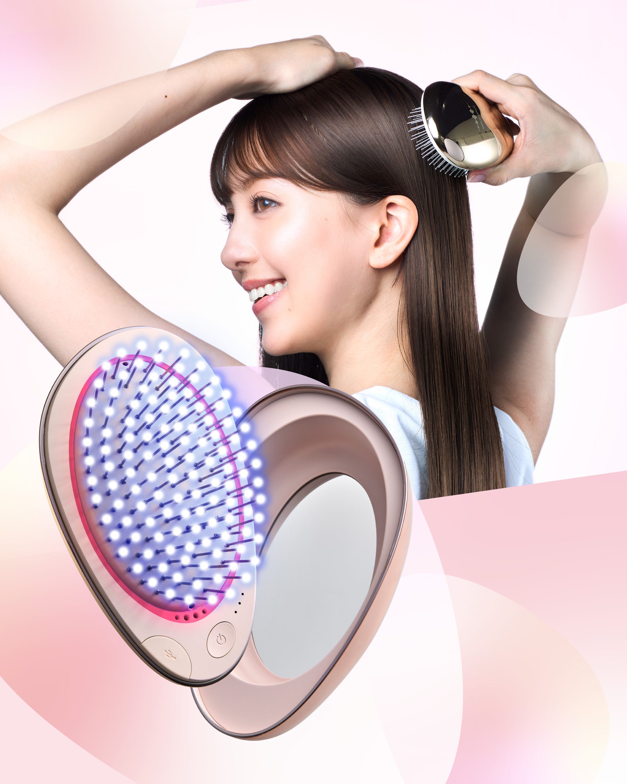 miniで叶える艶髪リフトケア「EMS Brush Air mini」を3月14日に発売