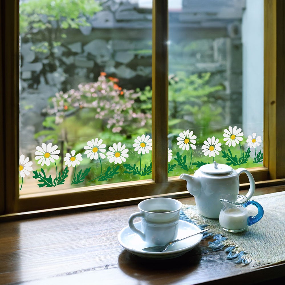 昭和レトロな「はがせるウィンドウステッカー」アデリアレトロ×壁紙屋