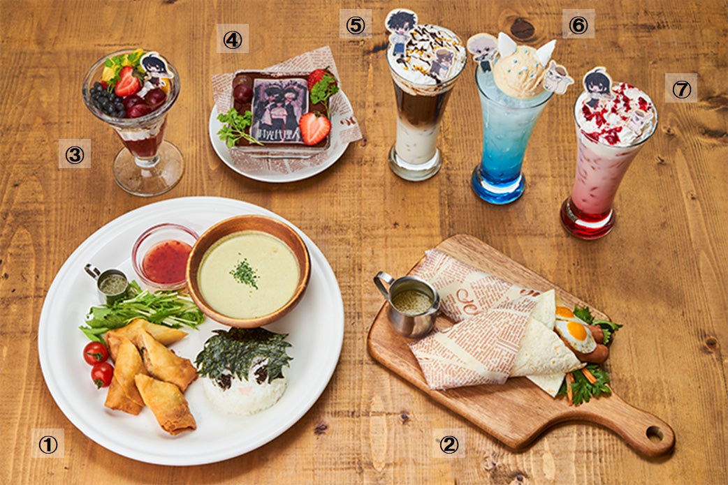 カプコンカフェ イオンレイクタウン店 TVアニメ『時光代理人 -LINK