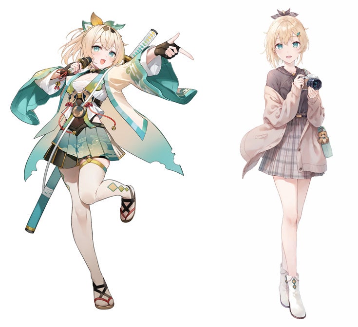 カプとれ』にてホロライブの6期生「秘密結社holoX」の用心棒「風真