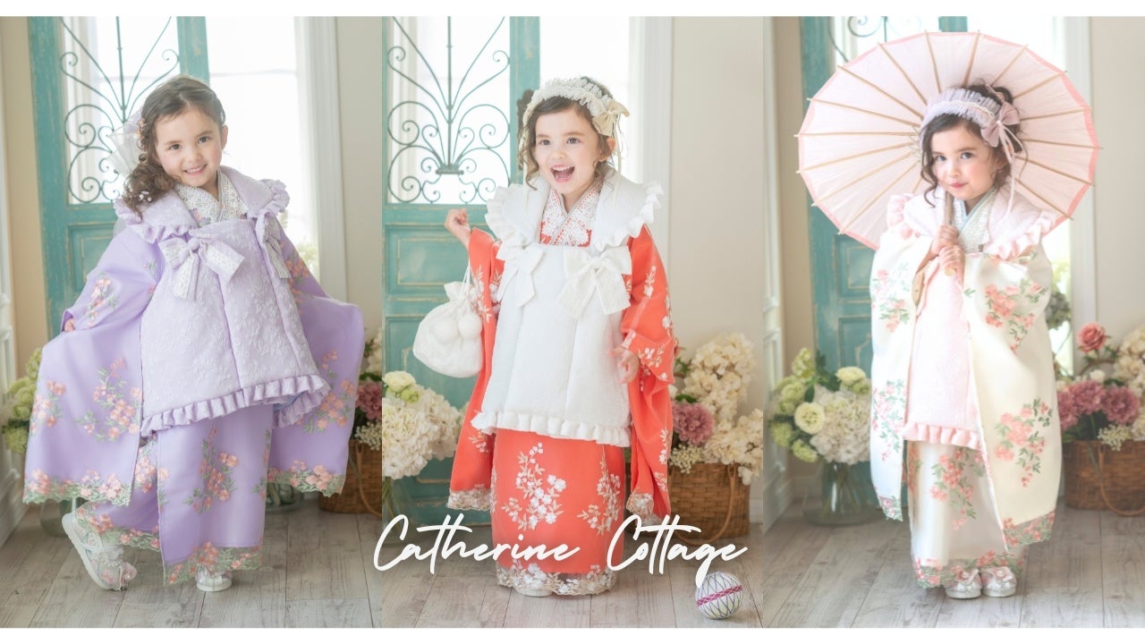 3歳女の子七五三祝いに新常識！】ご自宅で簡単にお支度ができる「着物