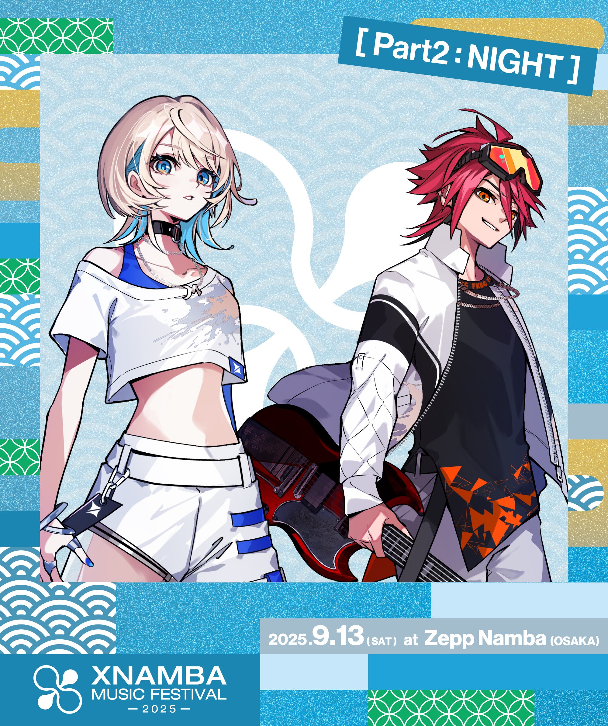 VTuber15組が出演する音楽フェスティバル「XNAMBA MUSIC FESTIVAL-2025