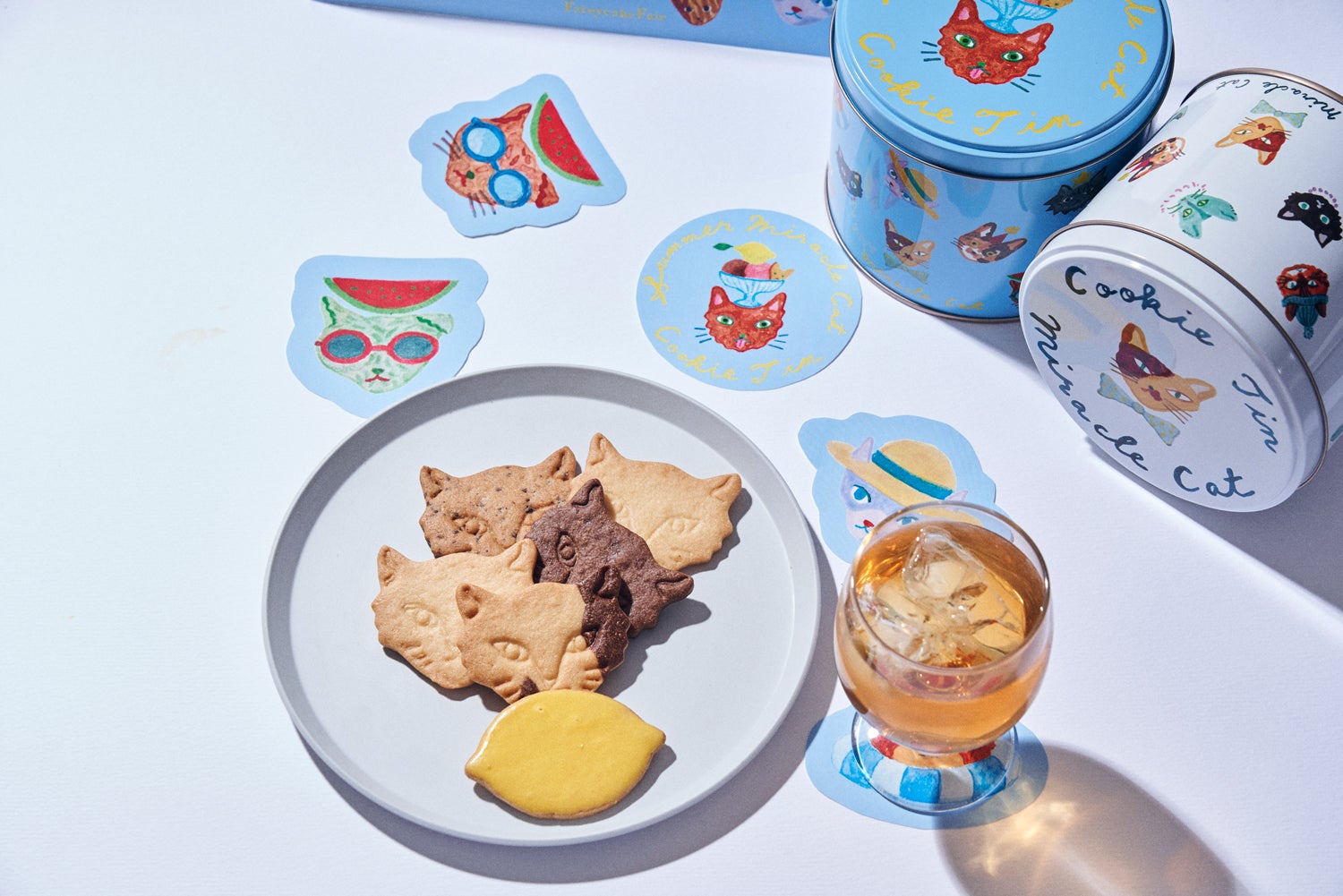 フェアリーケーキフェア】人気ネコ缶に夏バージョン！嬉しいがつながる