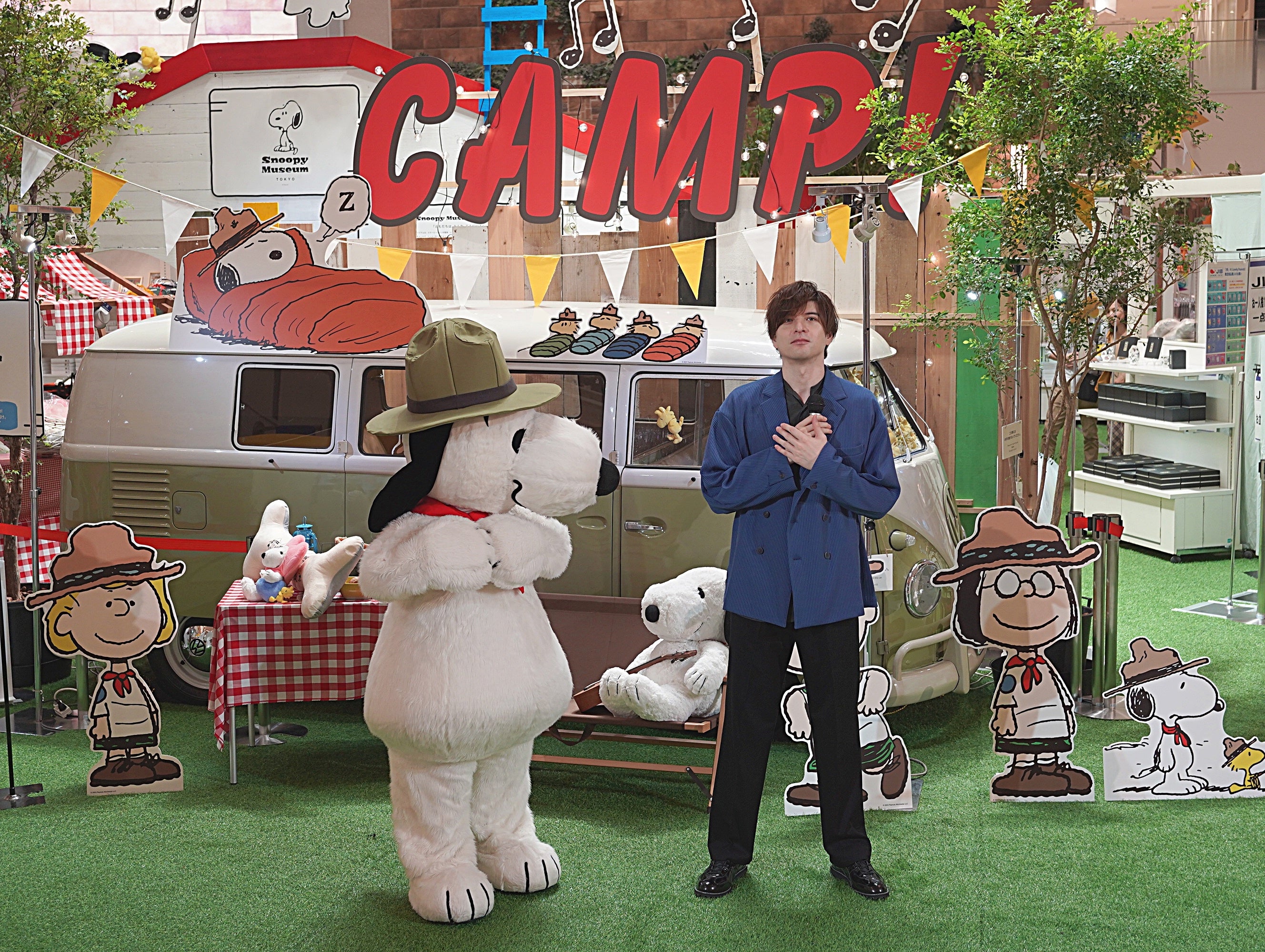 うめだスヌーピーフェスティバル2023」応援のため、城田優さんがPR