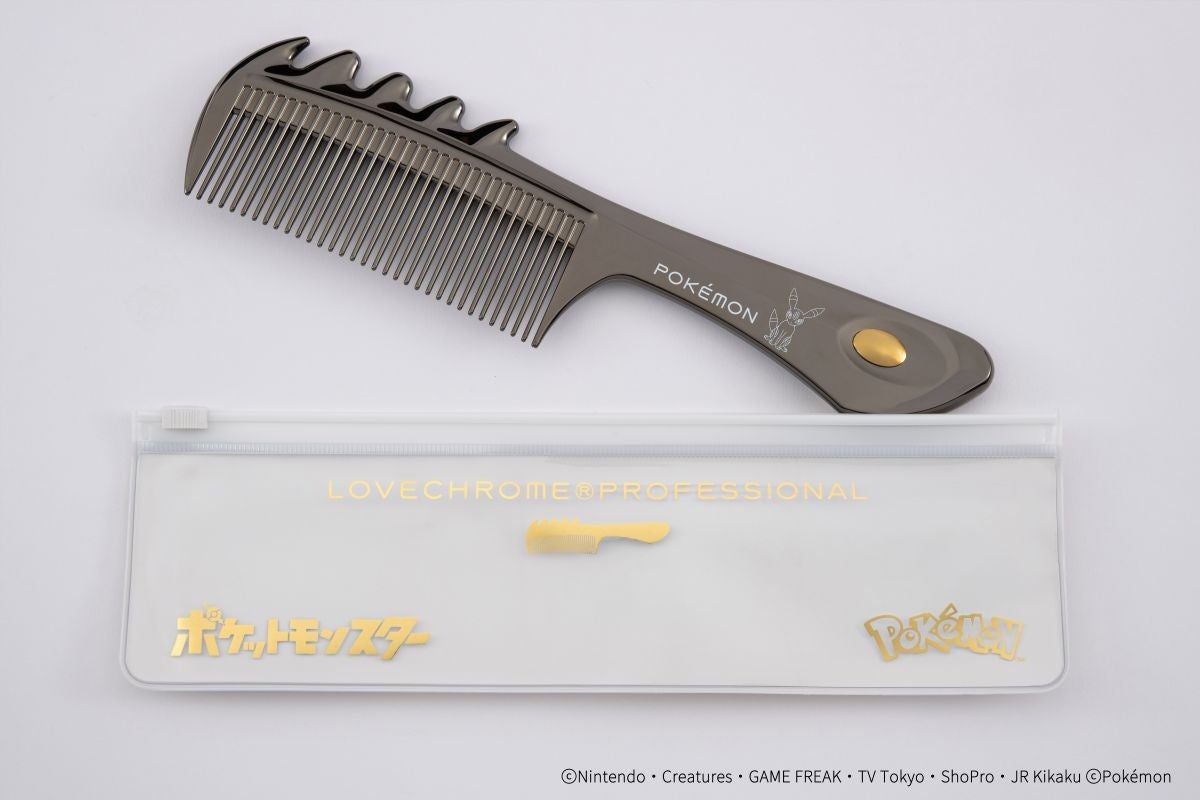 LOVECHROME(ラブクロム)より、ポケモンモデルのヘアコームが登場
