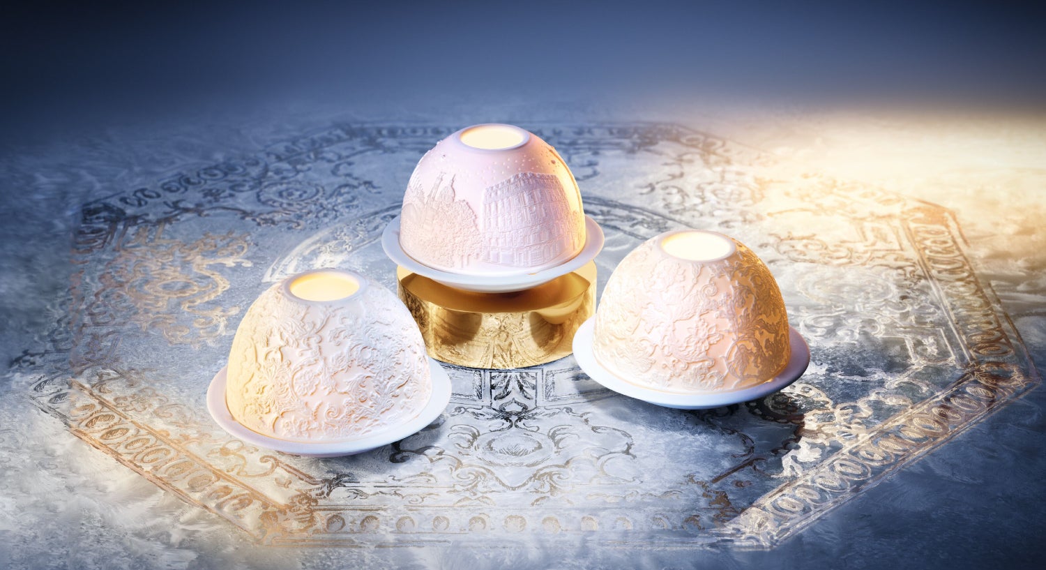 Maison Christian Diorから華やかなゴールドに輝くキャンドル