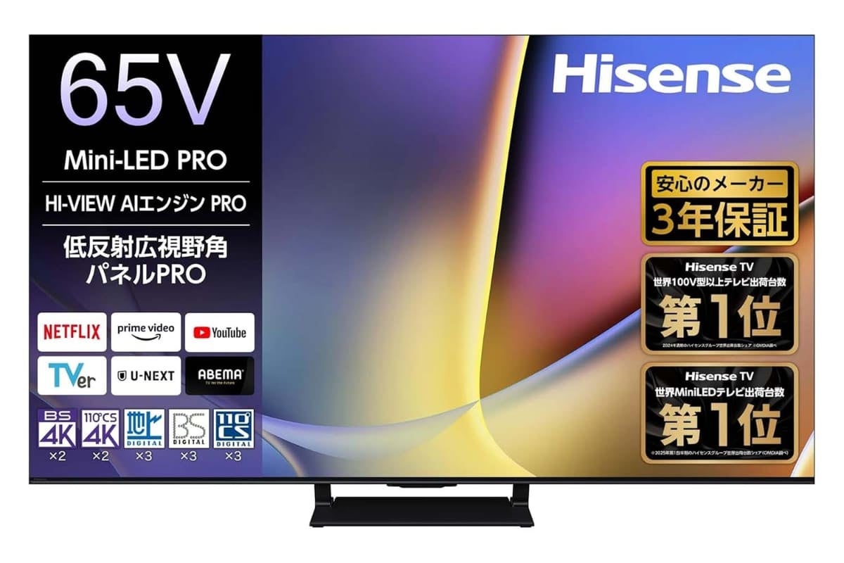 MiniLEDが拓くテレビ新時代。すべての人に最高の映像体験を届ける