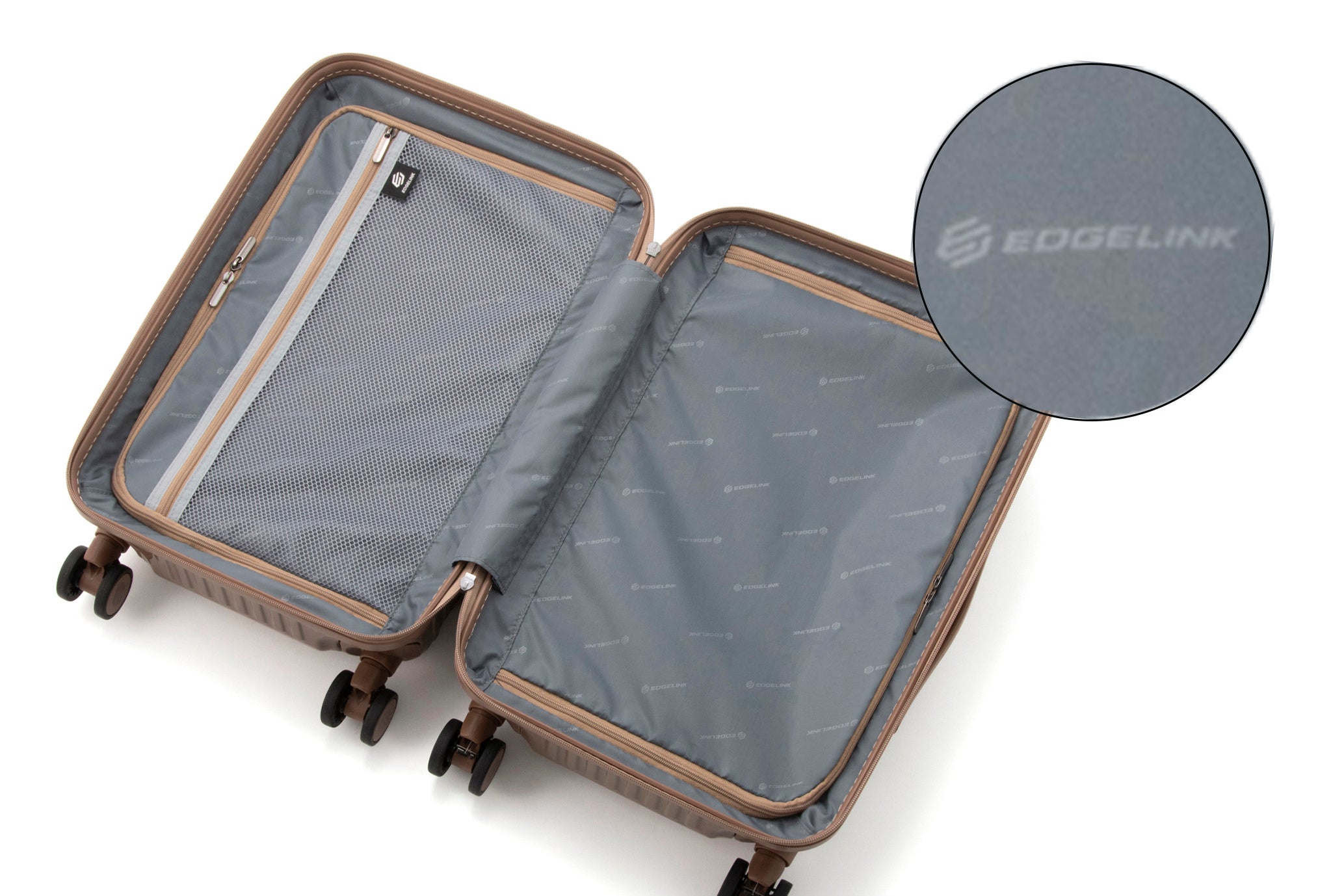 EDGELINKの人気スーツケース「クルーズボックス」から光沢感が際立つ