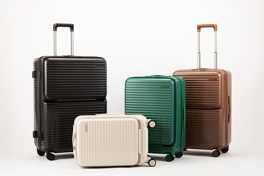 EDGELINKの人気スーツケース「クルーズボックス」から光沢感が際立つ