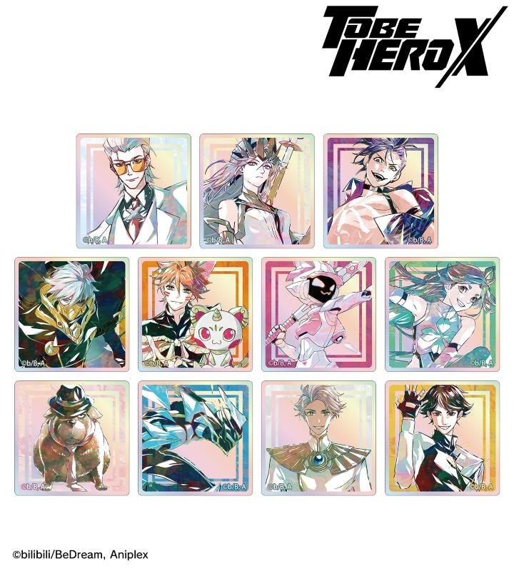 アニメ「TO BE HERO X」のトレーディング Ani-Art メタリック缶バッジ