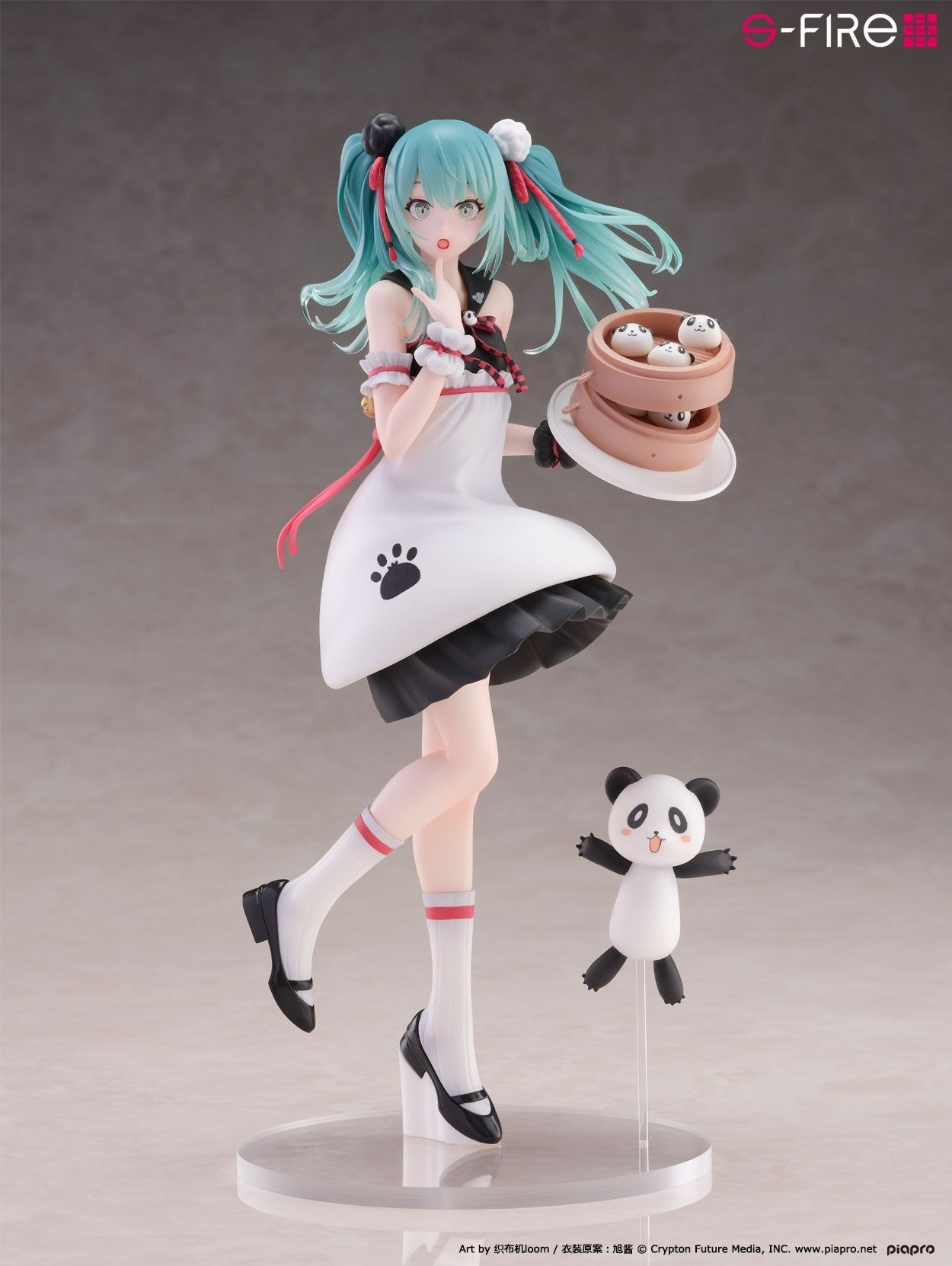 初音ミク パンダ饅頭 フィギュア」予約受付開始！子パンダといっしょに