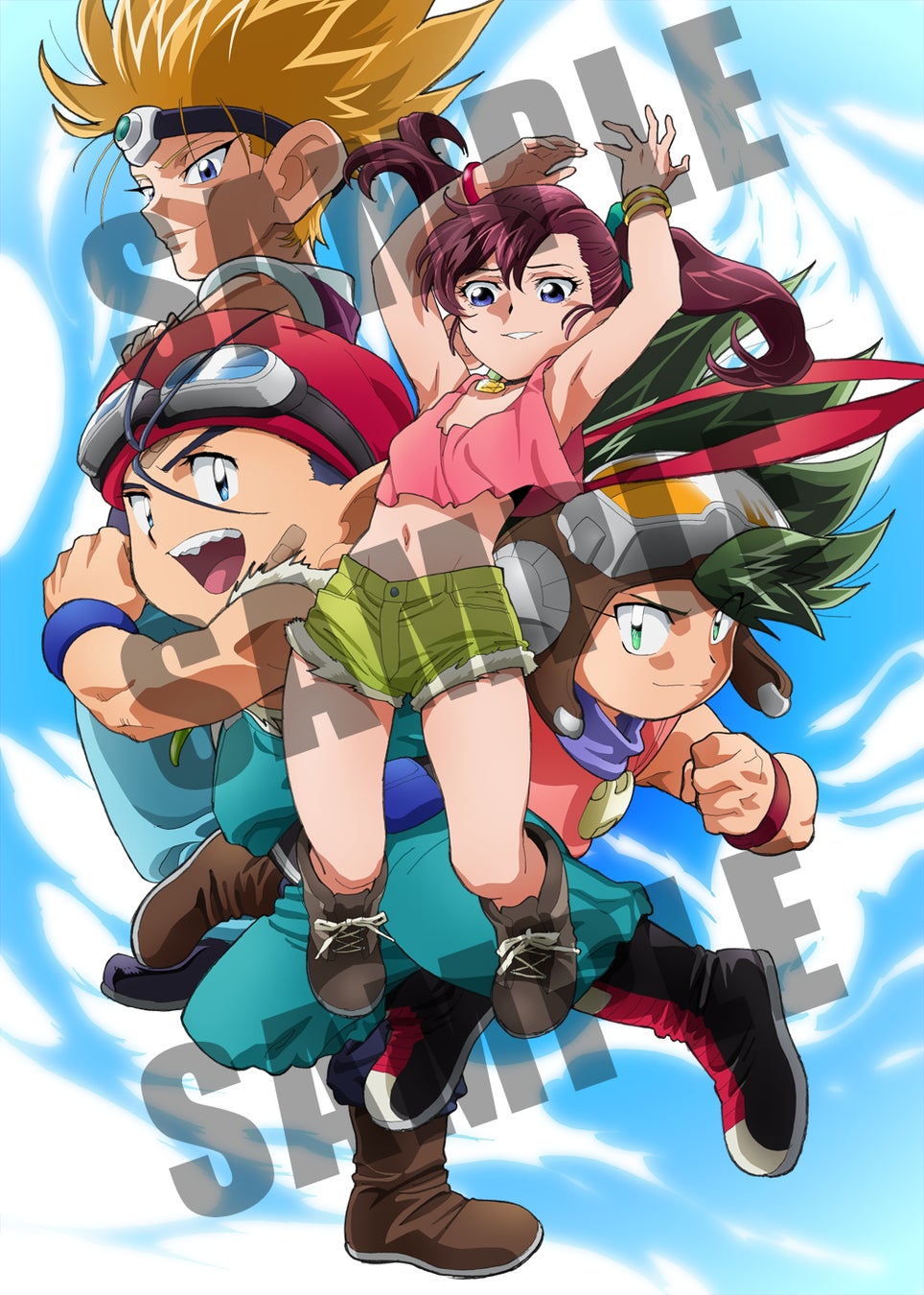 爆走兄弟レッツ＆ゴー!!MAX」BD-BOX パッケージ用描き下ろしイラスト