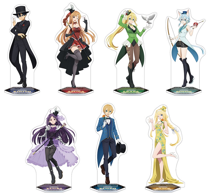 ソードアート・オンライン』より、キリトやアスナたち7人の新規描き
