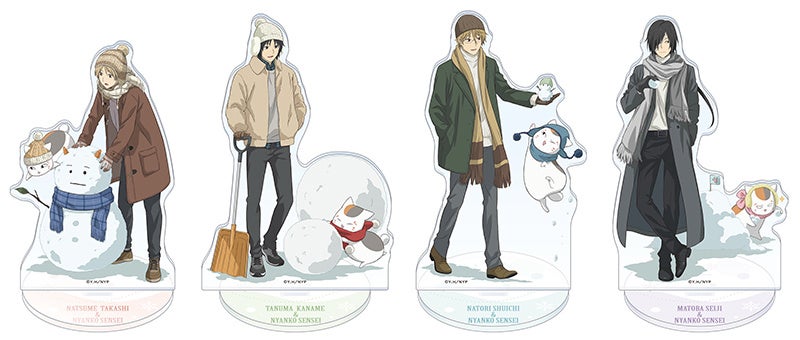 夏目友人帳』より、夏目貴志やニャンコ先生の描き下ろしイラストを使用