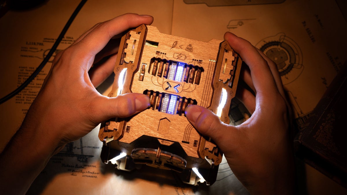 ニコラ・テスラが遺した発明品をテーマにした「謎解き立体パズル」の