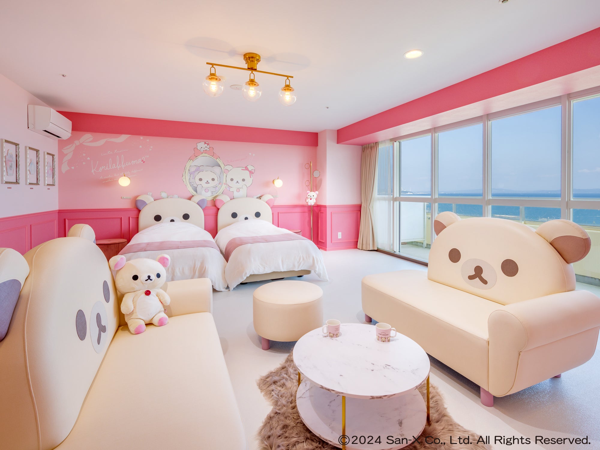 マホロバ・マインズ三浦「コリラックマルーム」に宿泊者限定の