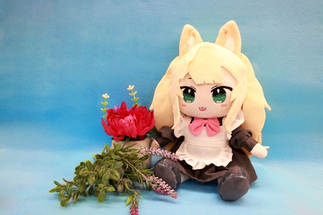 お顔が良すぎ】「ふわふわケモミミメイドチャン」が初のぬいぐるみ化