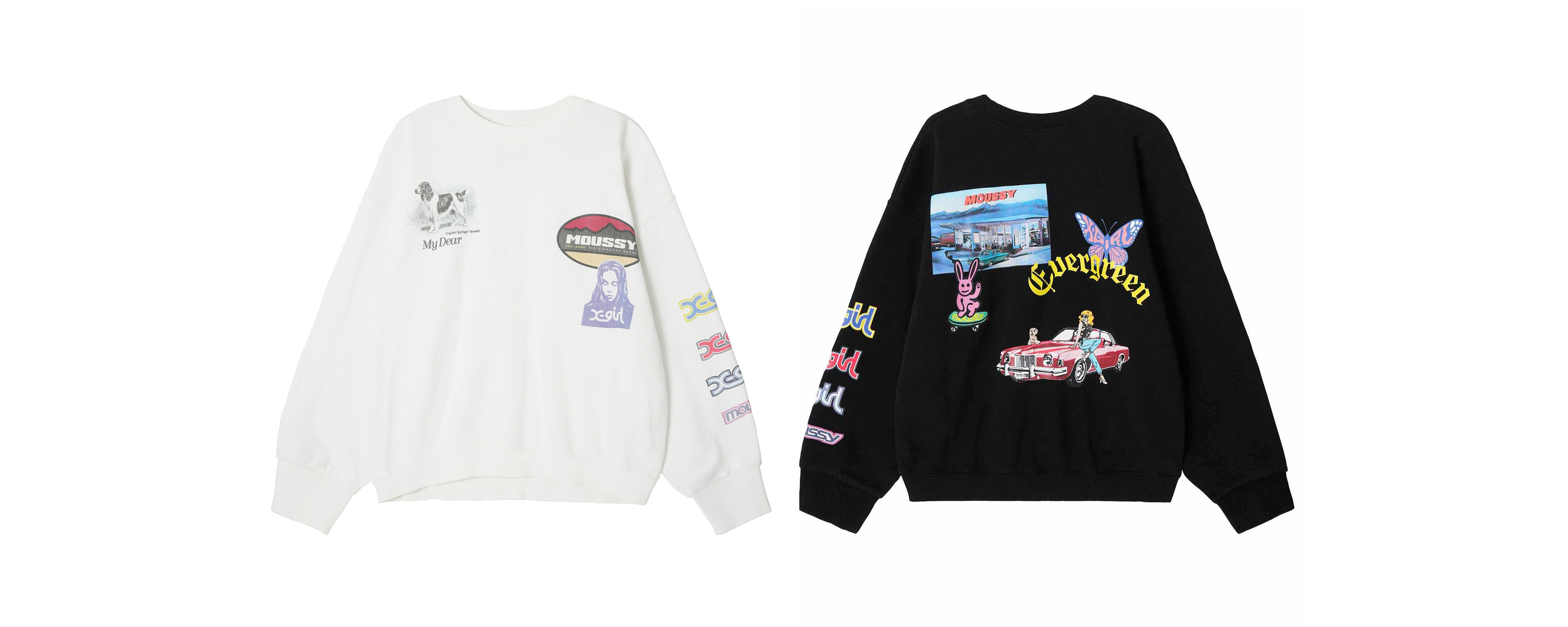 X-girlがMOUSSYとのコラボレーションアイテムを9/15(木)より発売。先行