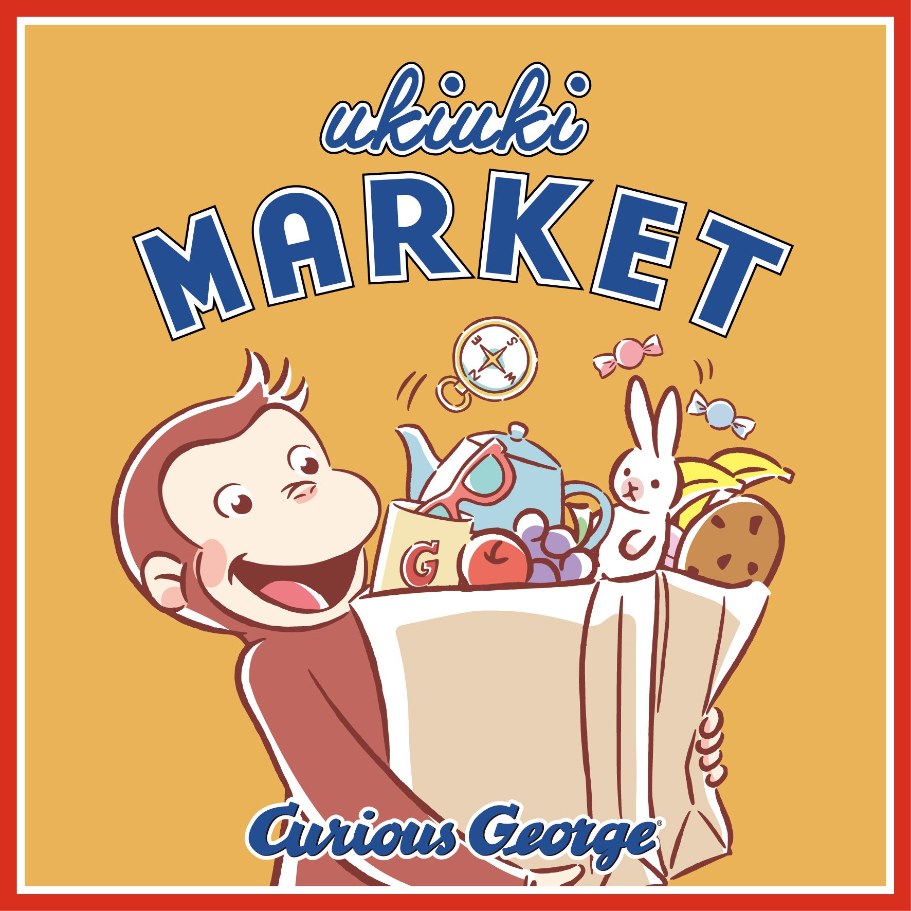 2026年は「おさるのジョージ」85周年。ハートをモチーフにした日本限定