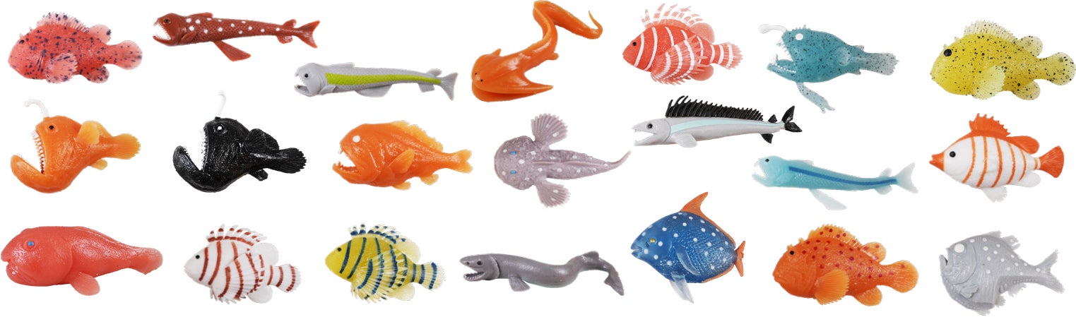 大人気の知育玩具シリーズにミニサイズの”深海魚”が登場『シー