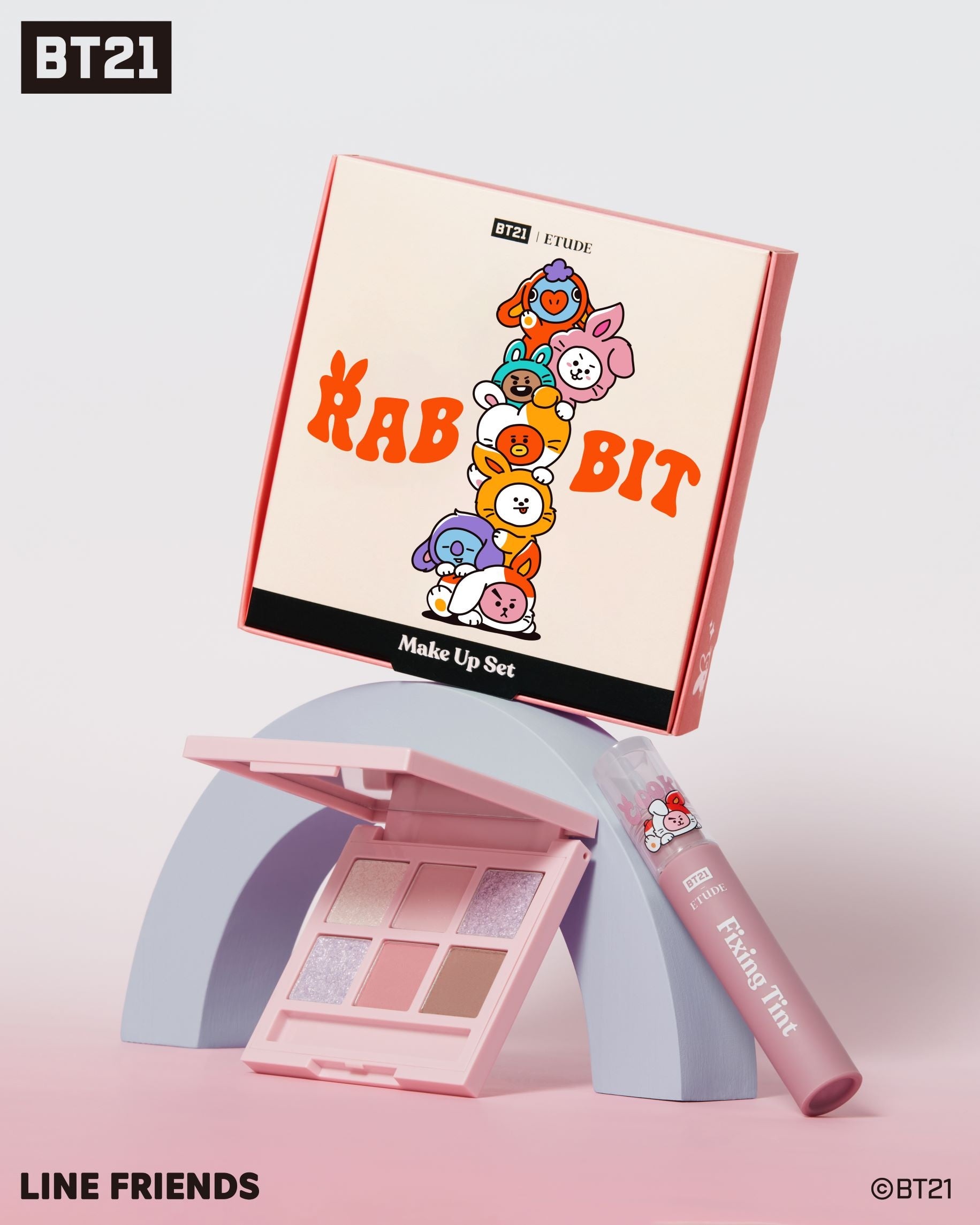 ラビットデザインがキュートなBT21と一緒にぴょんっと飛躍の一年に