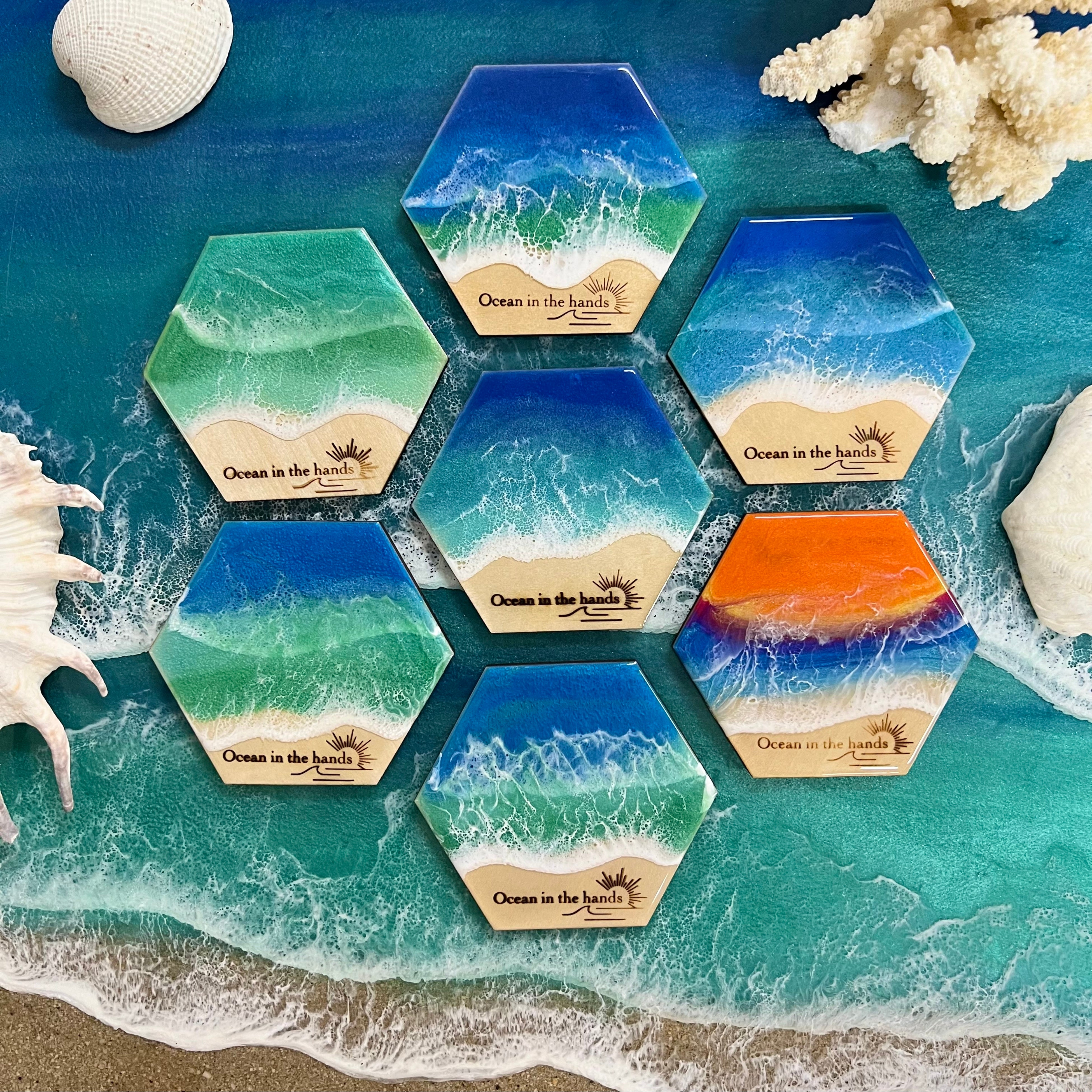 湘南発のオーシャンレジンアート〈Ocean in the hands〉 が関西初登場