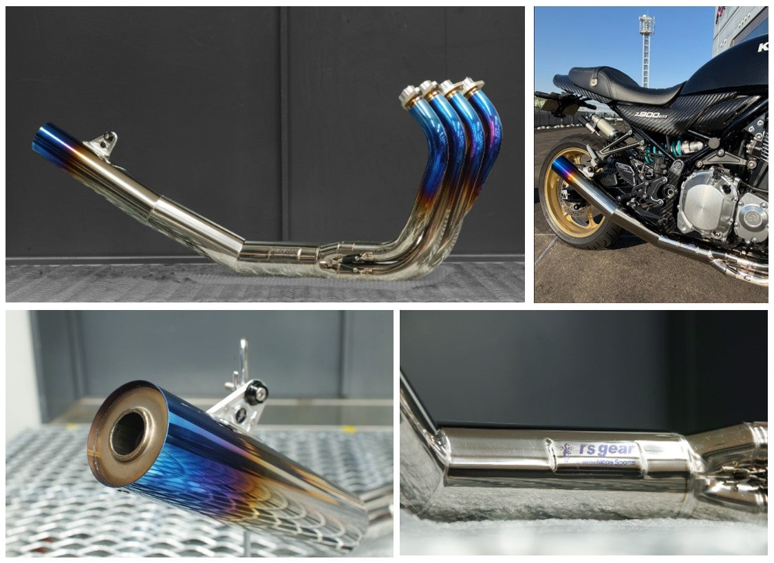 r's gear』×『Naps Sports』「Z900RS/CAFE用ワイバンチタンストレート