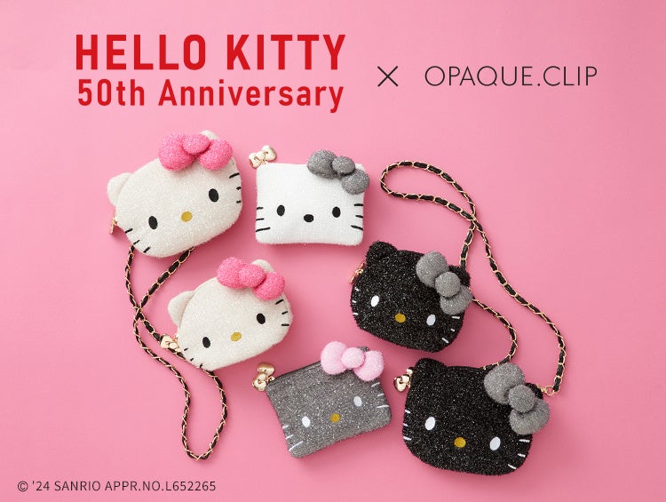 OPAQUE.CLIP】×「HELLO KITTY」スペシャルコラボアイテムに新色追加