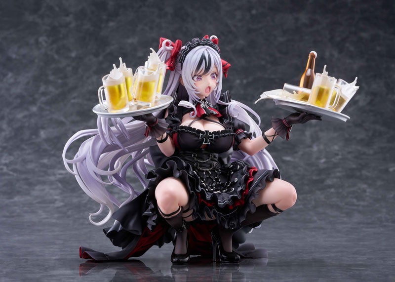 アズールレーン』より「エルベ」のフィギュアが「慌て」フェイスパーツ