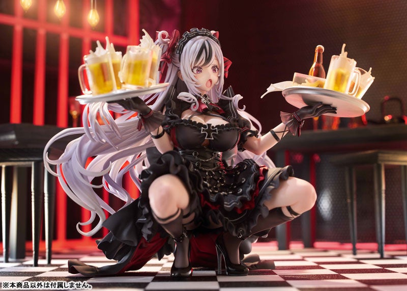 アズールレーン』より「エルベ」のフィギュアが「慌て」フェイスパーツ