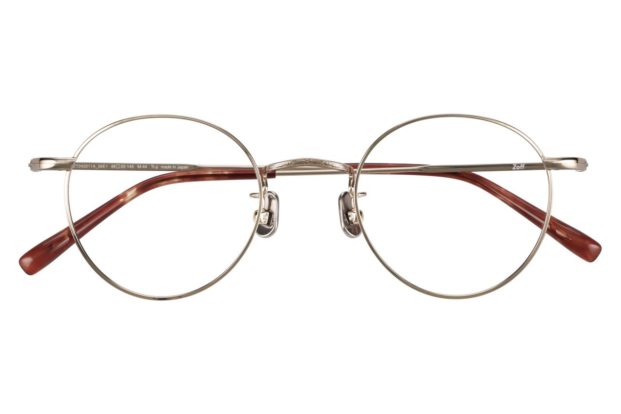 Zoff」の「Made in Japan」シリーズから、日本製チタンと鯖江ならでは