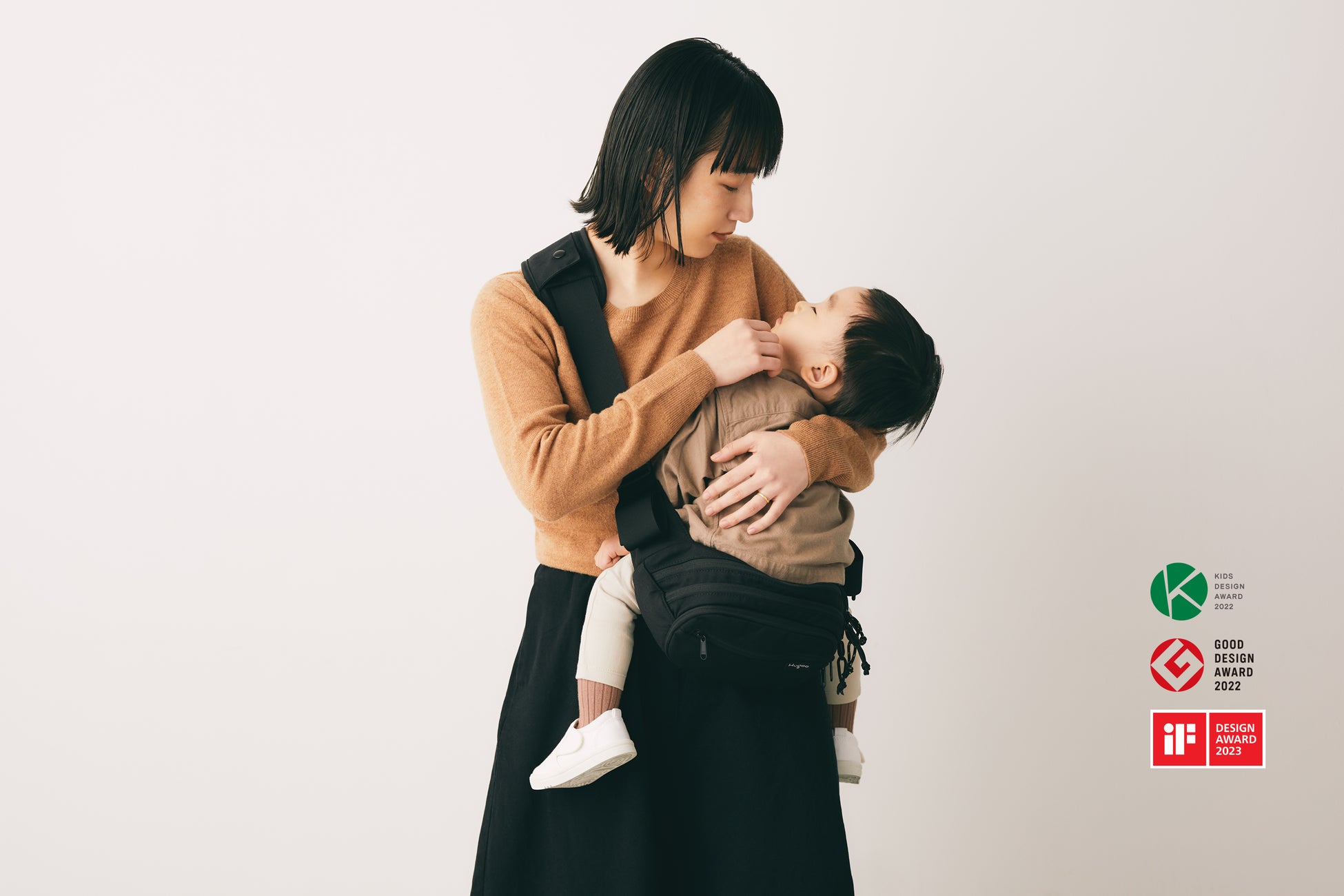 ヒップシート付きショルダーバッグ Hugoo ハグー が「iF DESIGN AWARD