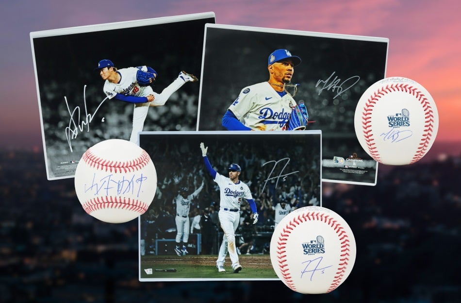 MLB Shopで販売開始！選手直筆サイン入りロサンゼルス・ドジャース