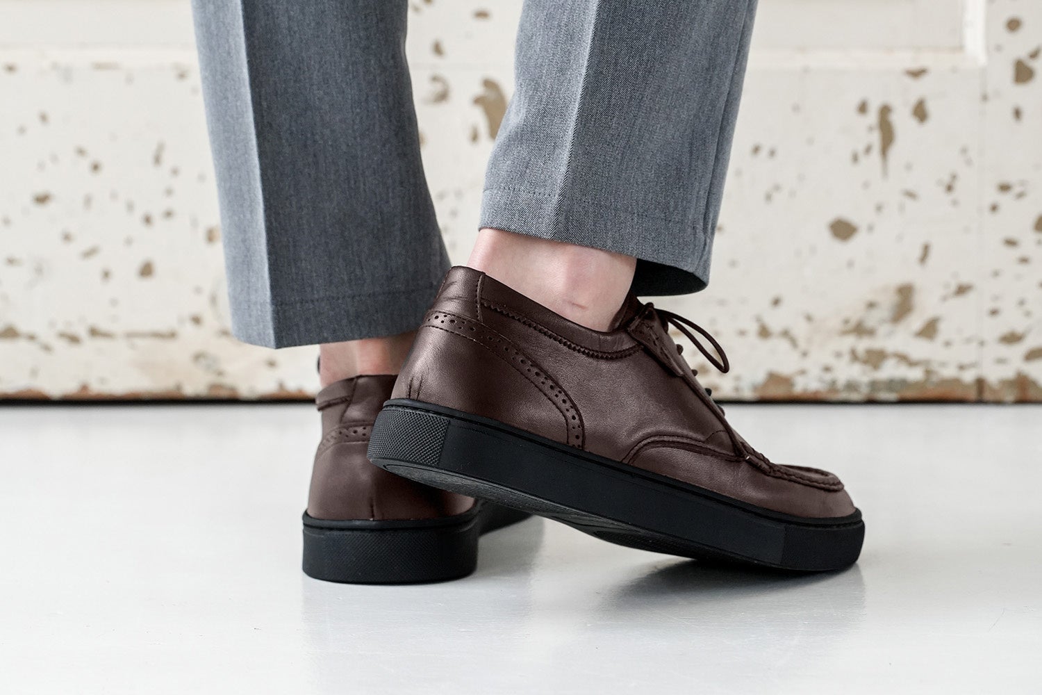 日本製】革靴とスニーカーのハイブリッド！ビジネスカジュアルの「新