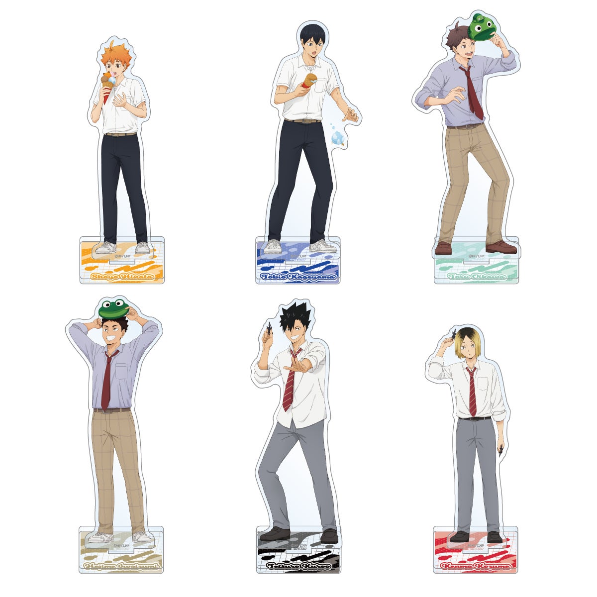 アニメ「ハイキュー!!」のキャラクターたちがナンジャタウンに遊びに来