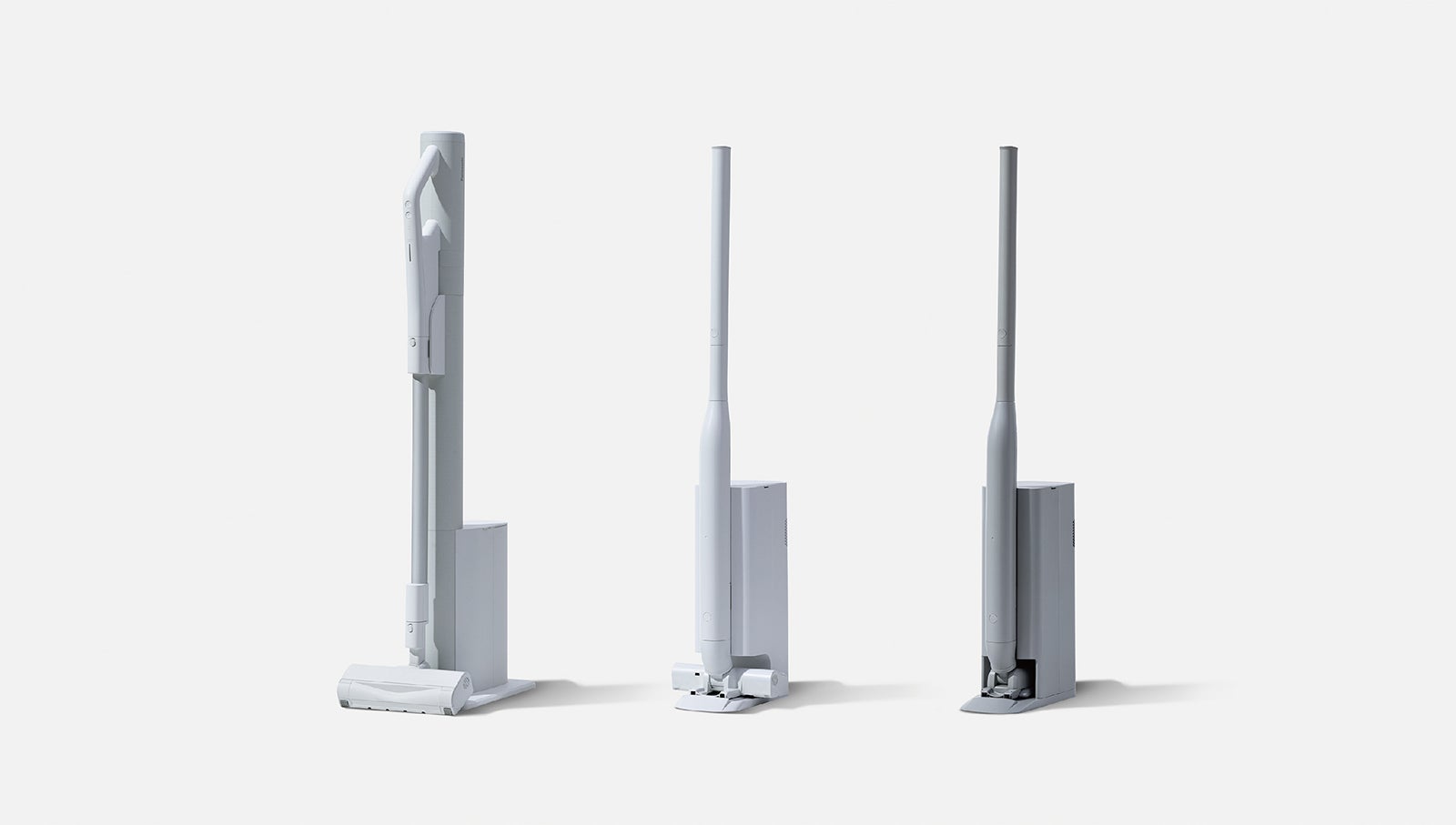クリーンドック搭載セパレート型コードレススティック掃除機3機種を
